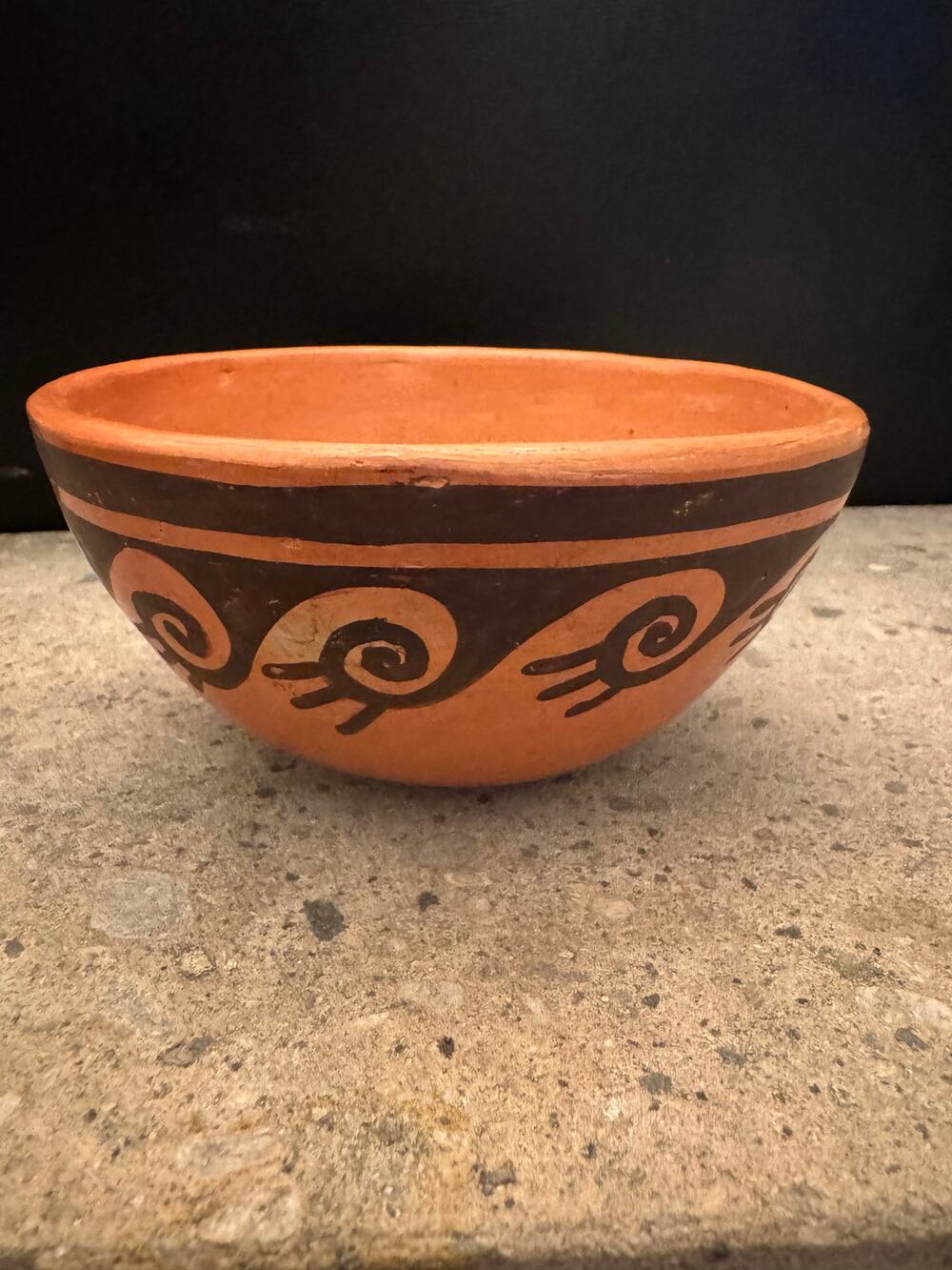 Hopi Pottery Bowl by Elva Nampeyo - Vintage Signed  Native American Ceramic